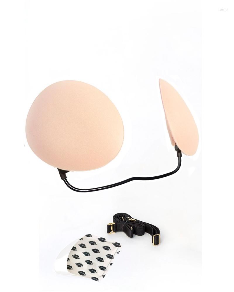 

Women's Shapers BRA KIT Women's Silicone Slightly Lined Underwire Lift Support Invisible Nipple Patch Underwear Accessorie Push-Up, Beige