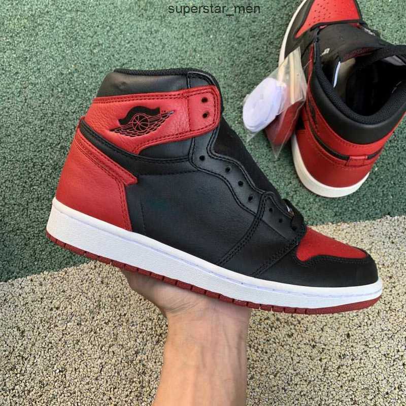 

Authentic 1 High OG Bred Banned Shoes Chicago Hyper Royal Union Obsidian University Blue 1S White UNC Lost and Found Dark Mocha Men, 35