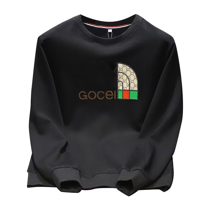 

Men' Hoodies&Sweatshirts Premium Sweatshirt Round Neck Pullover Early Autumn Long Sleeve Thin Youth Top -5XL, Customize