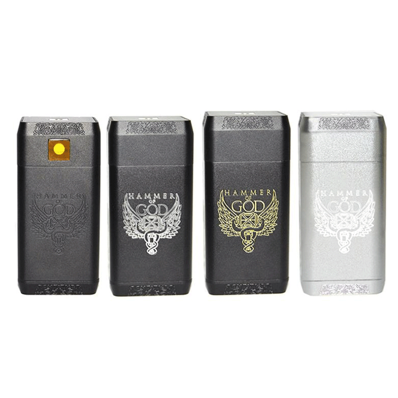 

Newest Vaperz Cloud Hammer of God V4 Box Mod Electronic E Cigarette Huge Power Vape 4 510 Thread Mod for Mesh RDA Zeus X RTA RDTA Atomizer Vapor Vaper Kit