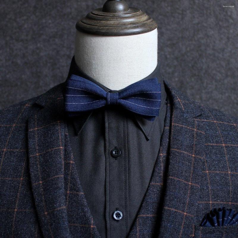 

Bow Ties Men's Casual Wild Pure Color Tie Fashion British Suit Shirt For Men