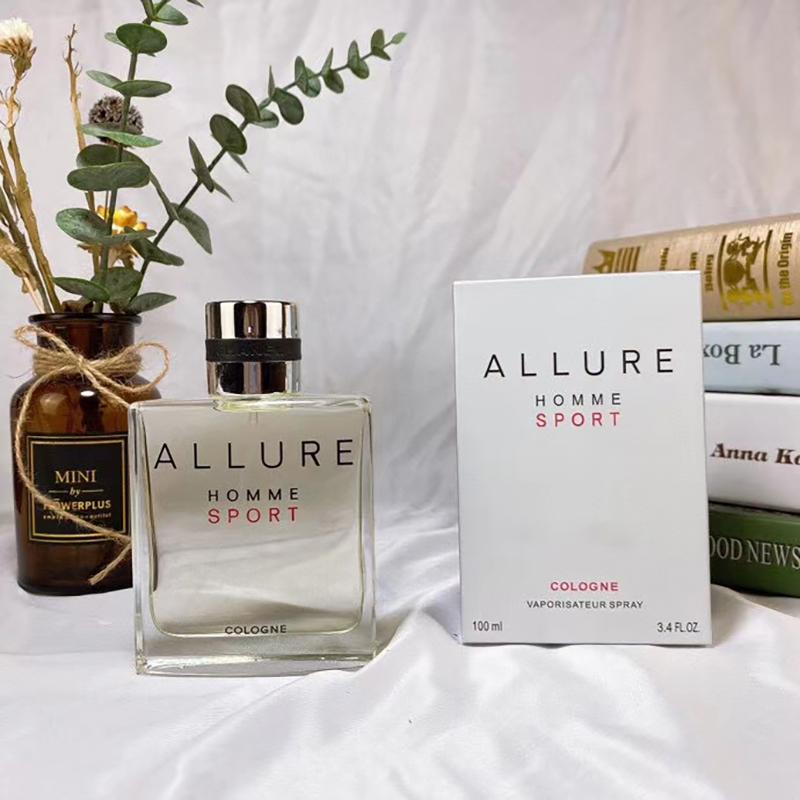 

Designer Man Perfume Allure Homme Sport Perfumes 100ml 3.4fl.oz Eau De Toilette spray good smell long time men body spray high version quality