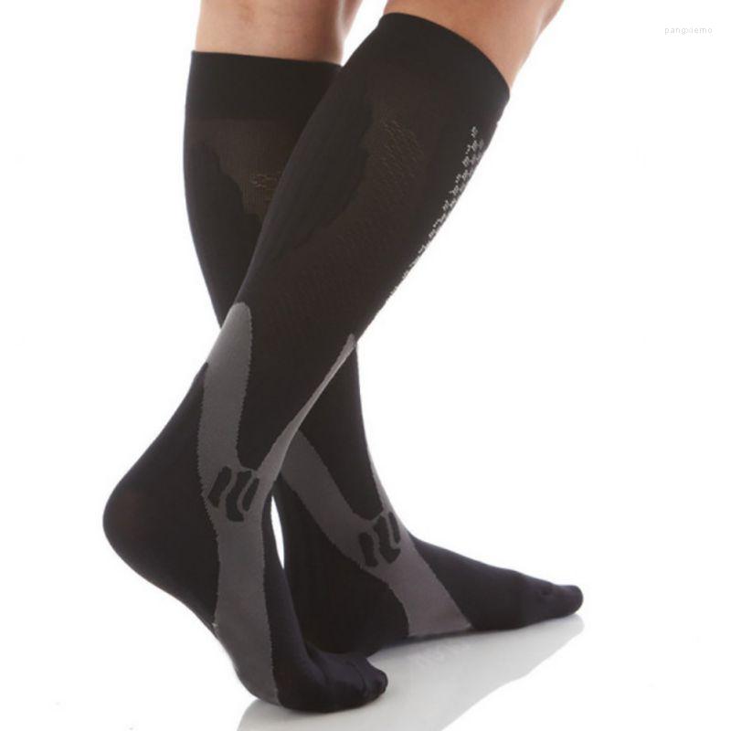 

Men's Socks EFINNY Men Women Leg Support Stretch Compression Below Knee, Black