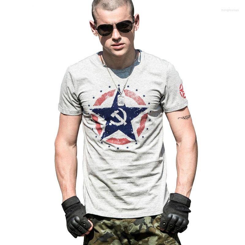 

Men's T Shirts Military Army Shirt Men Summer Cotton Short Sleeve Combat Casual T-shirt Male Gyms Fitness Mens Tees Tops Clothing Camisetas, Blue