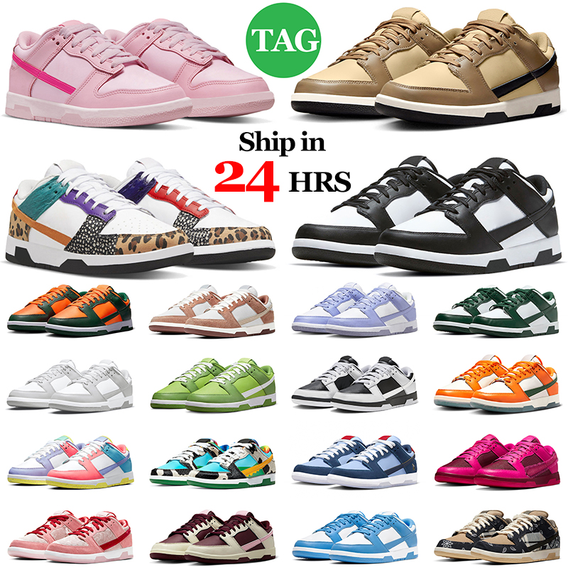 

panda pink low designer running shoes GAI Grey Fog Reverse UNC Syracuse Team Green Patchwork Paisley women mens trainers outdoor sports sneakers sb dunks low, Panda pigeon