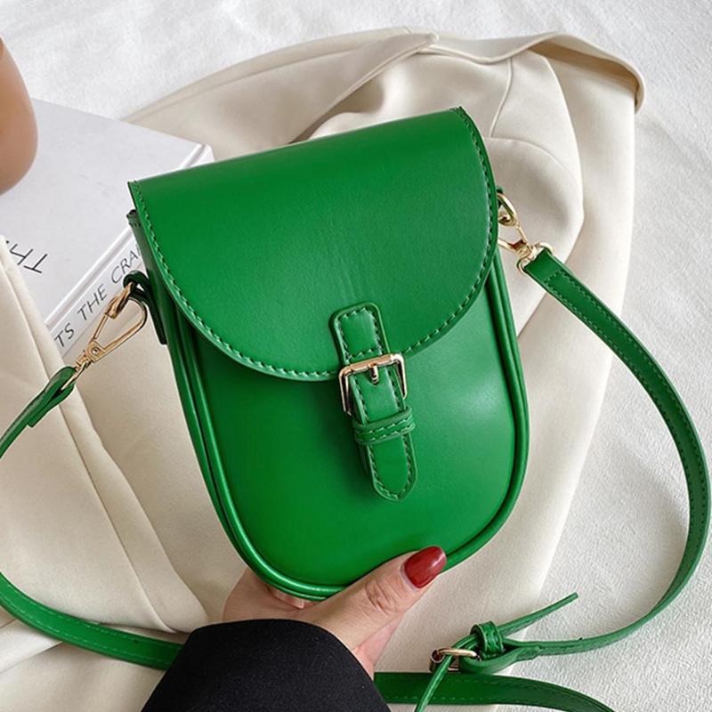 

Evening Bags Summer Candy Color Women's Phone Bag Purses And Handbags PU Leather Shoulder Crossbody For Women 2022 Cute Mini Ladies Sac, Pink bag