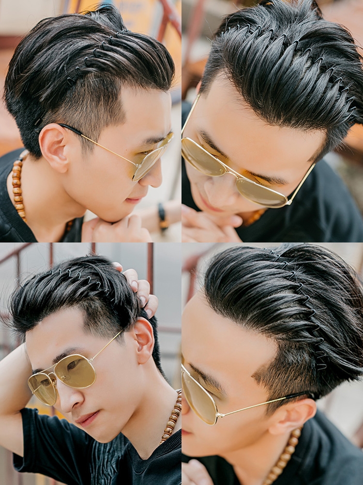 

Men's Hair Band Tidy Men's Invisible Back Anti slip Wave Sports Simple Shampoo Hair Clip Headband