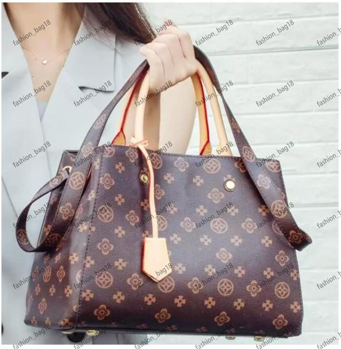 

2023 Designers Handbags Purses MONTAIGNES Bag Women Tote Brand Logo Letter Leather Crossbody Shoulder Bags Purse 668, 123