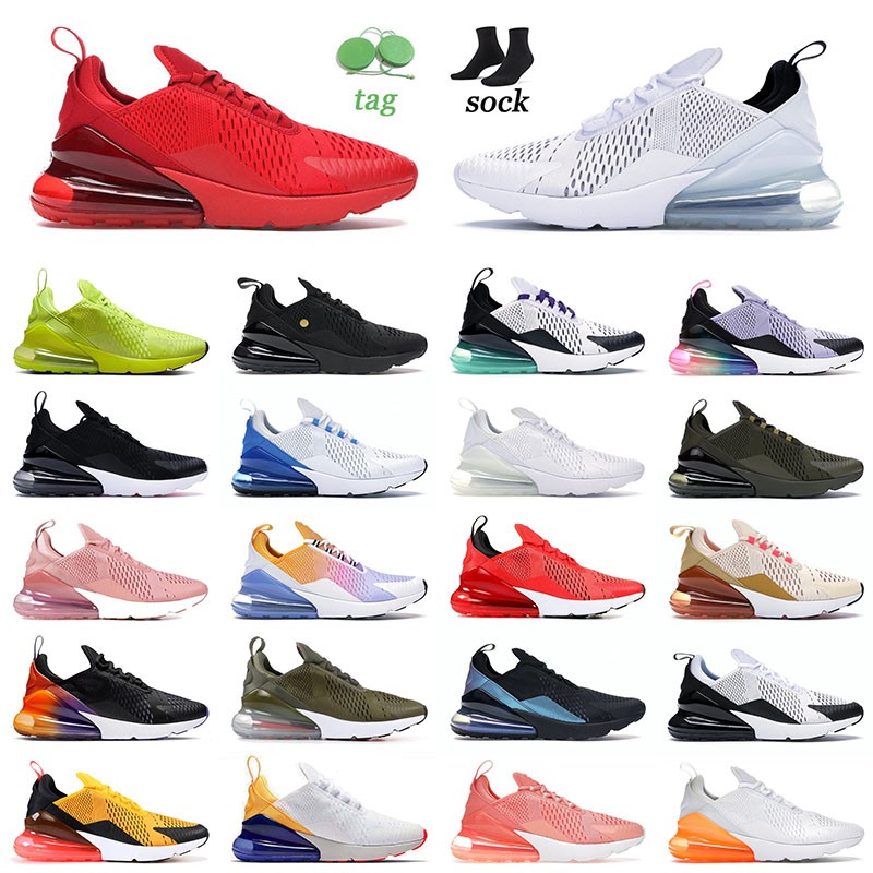 

Top Fashion Og Cushion 270 Running Shoes for Men Women University Red Black Dot Gold Guava Ice Tiger Dusty Cactus Airmaxs Max 270s Trainers Sneakers Jogging, A24 guava ice 36-40
