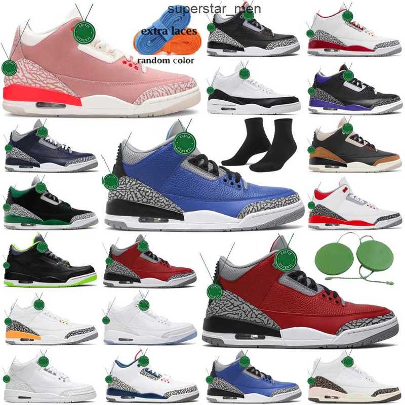 

off unc 3 Cool Grey women men air basketball shoes mens jordens 3s retros Cardinal Racer Blue Pine Green UNC Medium Dark Iris Desert, Box