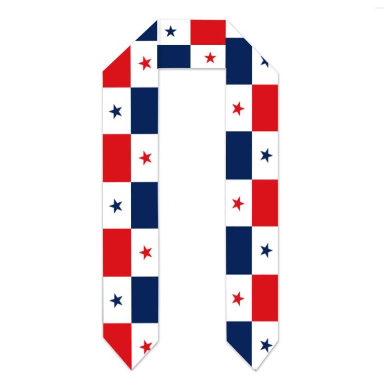 

Scarves Panama Panamanian Flag Scarf Top Print Graduation Sash Stole International Study Abroad Adult Unisex Party Accessory