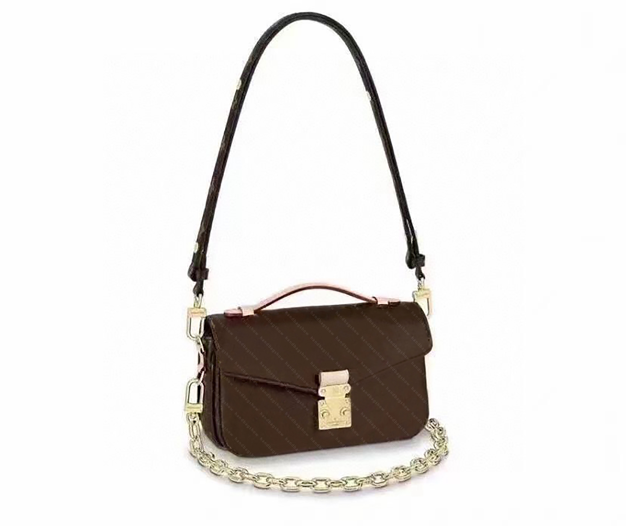

handbags bags Women Messenger Shoulder Bag Leather Totes Crossbody Metis Handbag EAST WEST embossed Chain carry Purse Genuine Leather Serial Number Date Code, Box