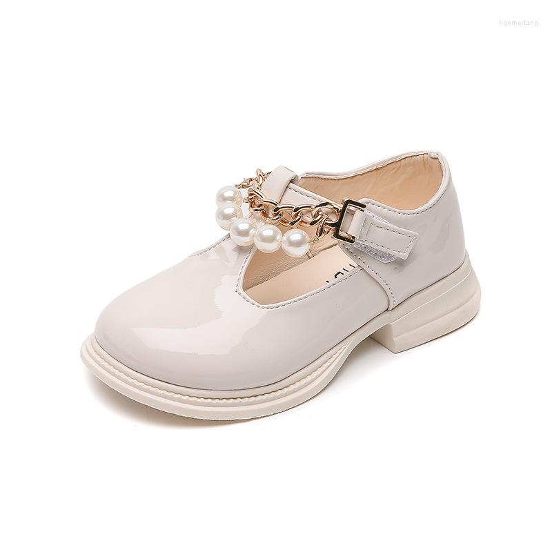 

Athletic Shoes Fashion Spring Autumn Baby Girls Breathable Cushioning Princess Solid Color Kids Gilrs Leather, Hbz-zx3275 black