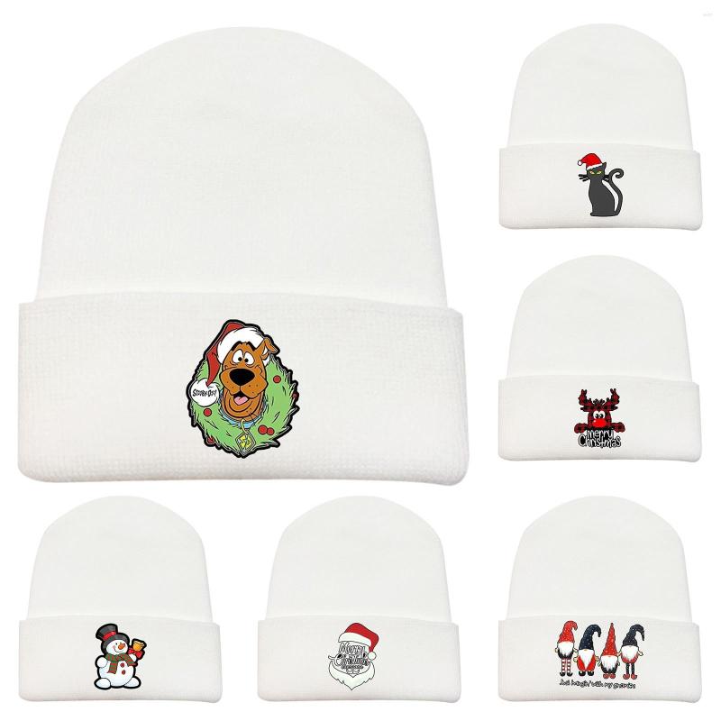 

Ball Caps Men And Women Fashionable Baseball Cap Christmas Cartoon Printing Cute Outdoor Warm Hat Running