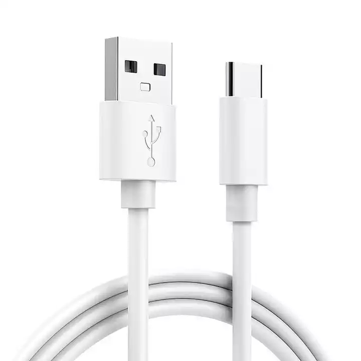 

USB Type C Cable Quick Charge USB-C Fast Charging Mobile Phone Data Cable, White