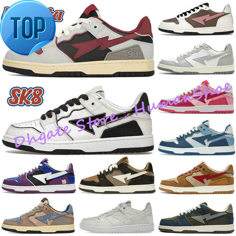 

Ape TOP Sta 93 designer Shoes Running Trainers Sports Sneakers A Bathing SK8 Bapesta Low Mid High Hajime Sorayama DC Batman Patent Leather Black, Color no. 036