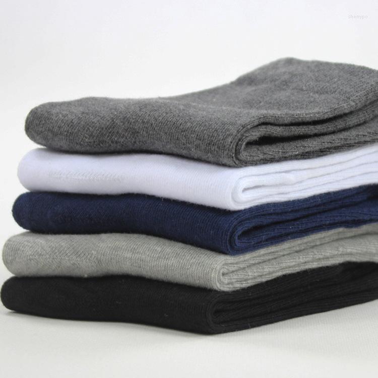 

Men's Socks 5pairs/lot Man's Pure Cotton Fashion High Quality Men Male Sox Winter Spring Autumn Sock Gentlemen