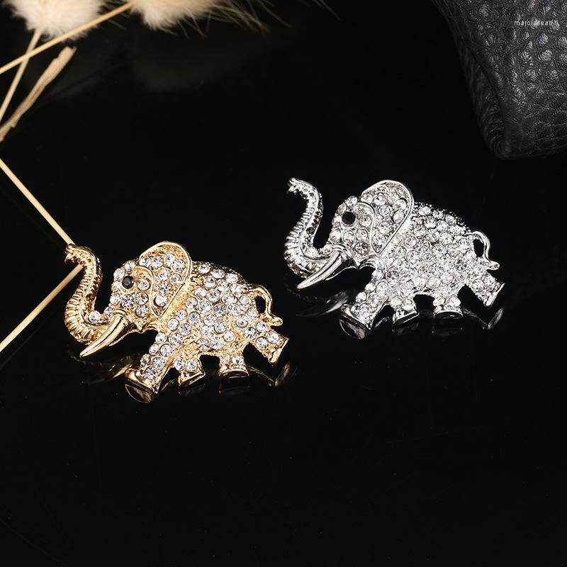 

Brooches SKEDS Luxury Crystal Elephant For Women Female Vintage Animal Rhinestone Buckle Fashion Suit Clothes Badges Jewelry