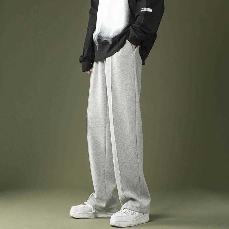 

Men's Pants Men Straight Harem Pants Male Korean dent Sweatpants Solid Loose Casual Trousers Autumn Streetwear Man Bottoms Plus Size 3XL T221205, Grey11
