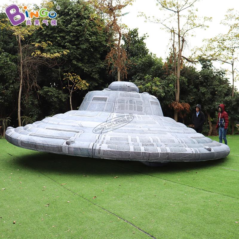 

Outdoor Giant Advertising Inflatable Spacecraft Models For Space Theme Decoration 7M Inflation Ufo Balloon With Air Blower Toys Sports