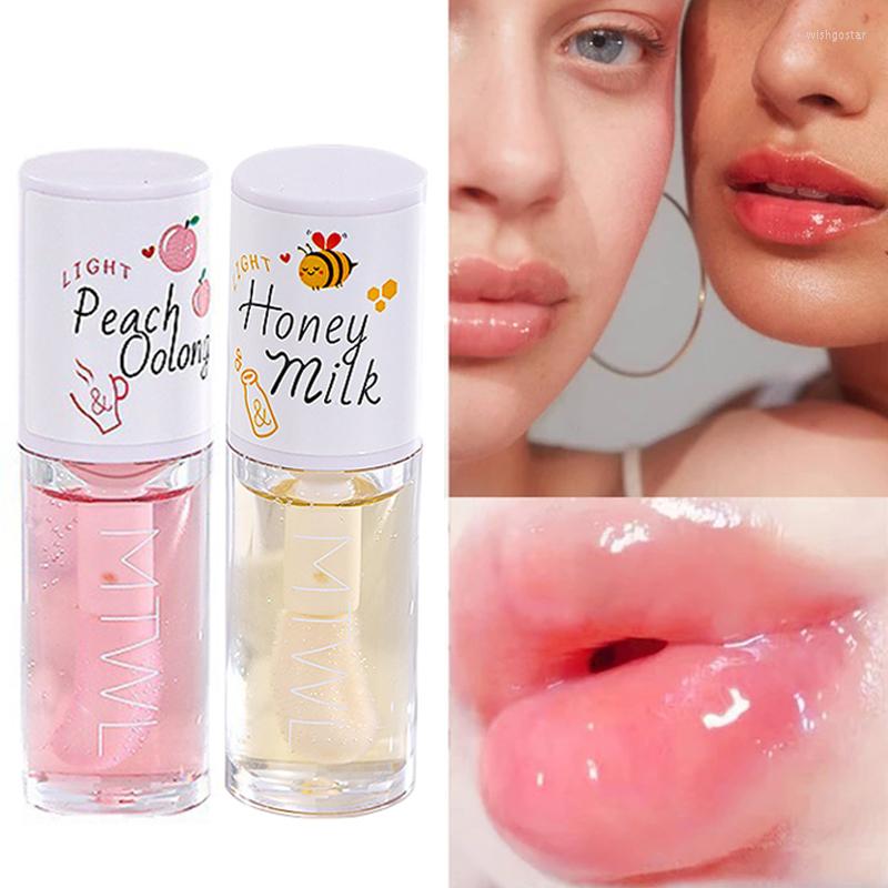 

Lip Gloss 1Pcs Plumper Oil Long Lasting Moisturizing Transparent Nourishing Plumping Base Makeup Supplies, C1