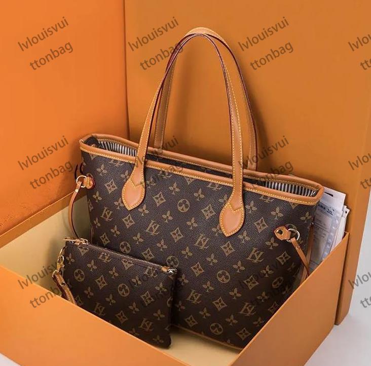 

Designer Handbag bag Purses Classic Fashion Women messenger Shoulder Bags Lady Totes brown handbags 35cm With Shoulders Strap Dust Bag M40995 2pcs