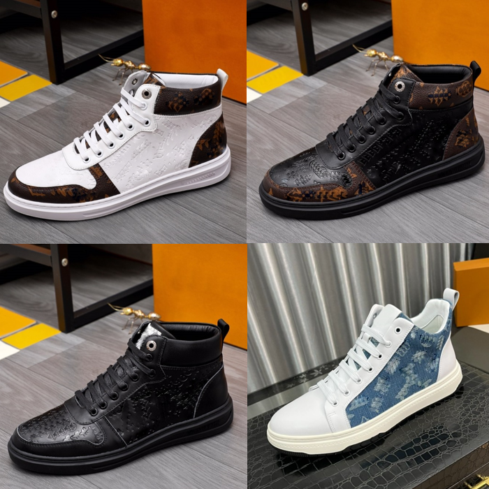

Ceiling Retro Designer High Casual Shoes Men Classic Sneakers White Black Leather Famous Brands Comfort Outdoor Trainers 38-44