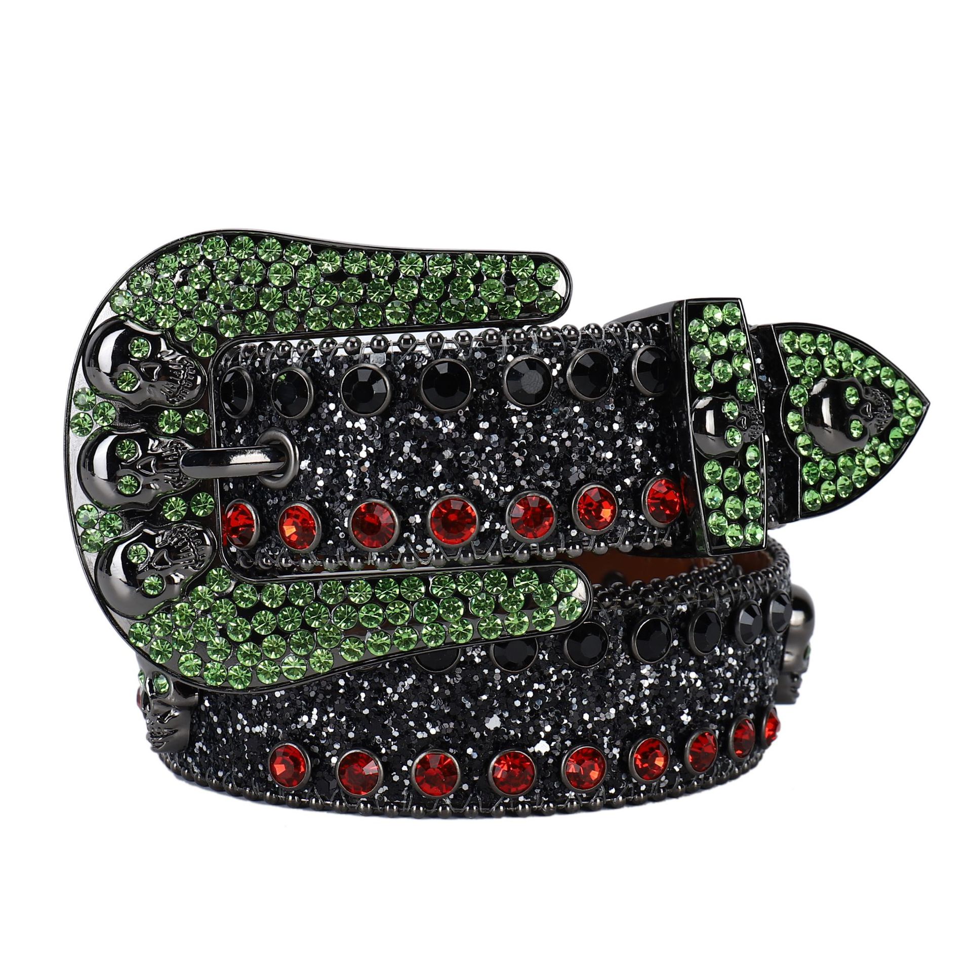 

Designer mens womens belt man bb belts shiny diamond waistbands white luxury beaded skull snake crocodile pattern personalized punk style decorate wholesale, As pics