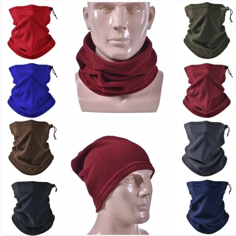 

Scarves Winter Soft Fleece Neck Scarf Women And Men Autumn Windproof Tube Ear Warmer Fishing Skating Running Sport Face Mask