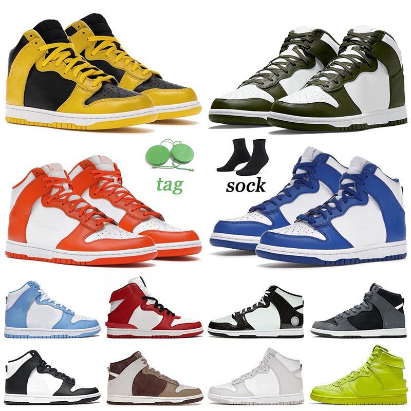 

New high cut olive sb casual shoes mens womens top highs dunks unviersity blue light gray dark chocolate vast grey cargo khaki iowa kentuckey syracuse orange sneakers, Box