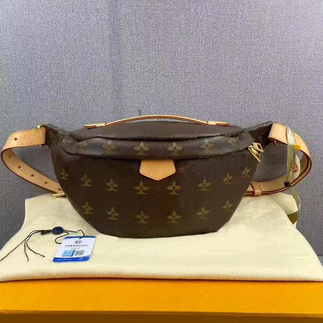 

luxury M43644 Waist Bags Genuine Leather Bumbag Cross Body Luxury Designers men woman fashion waistband purse Shoulder Belt pocket handbags Fanny Pack Bum travel