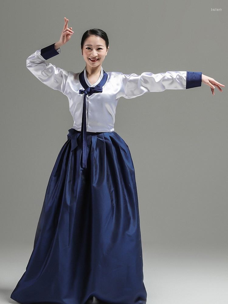 

Ethnic Clothing Korean Dance Performance Clothes Female Minority High-grade Adult Grading Practice Skirt Platform