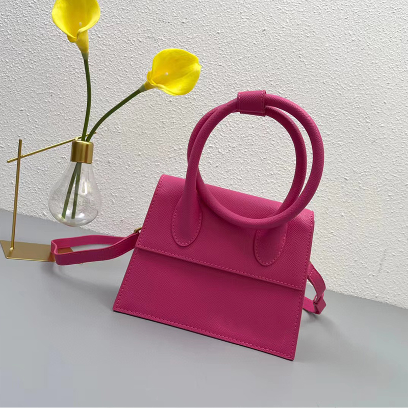 7A Designer Totes Handbags Fashion Shoulder Bag New Top Luxury Round Bags Ring Handles Leather Lipstick Cosmetic Bags With Box 20cm