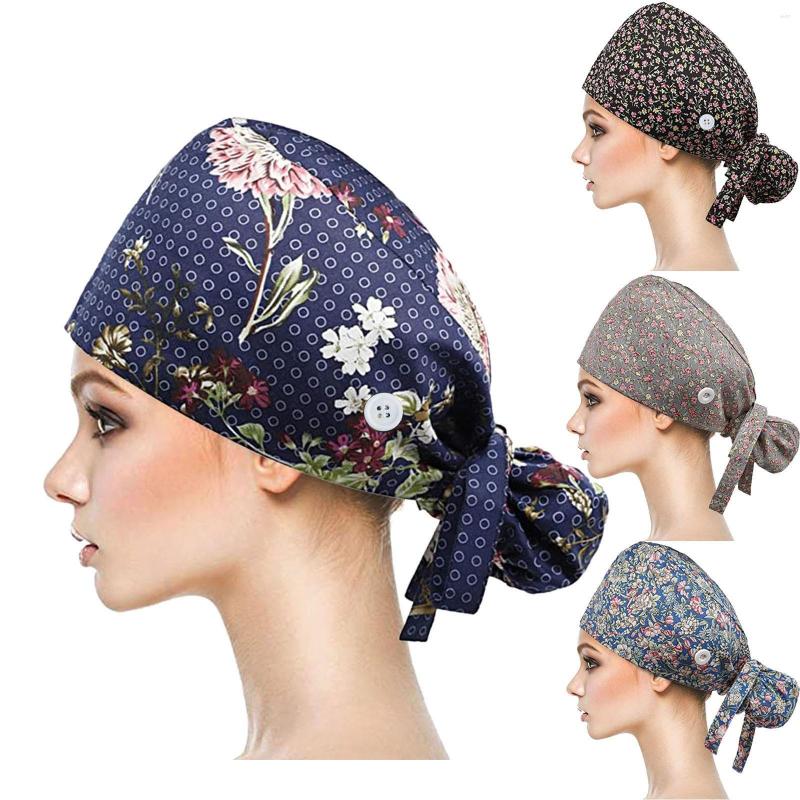 

Ball Caps Scrub Cap With Buttons Bouffant Hat Sweatband For Womens And Mens Baseball B Teen Boys