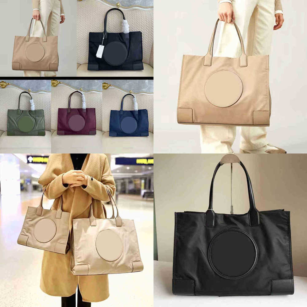 

Shopping Bags 2 Sizes Totes Designer Tote Bag Wholesale Women Handbag Nylon Handbags Classic Solid Color Large Volume Purse Shoulder, Black--style 2