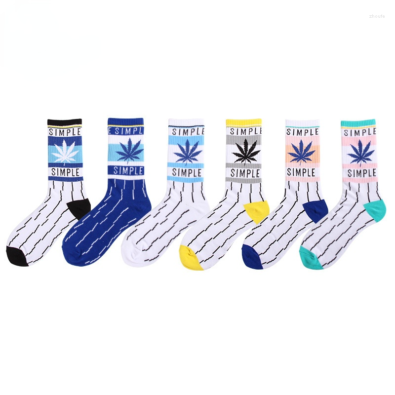 

Women Socks 2022 High-quality Tie-dyed Long Fashion Men Skateboard Hiphop Meias Couple 1 Pairs