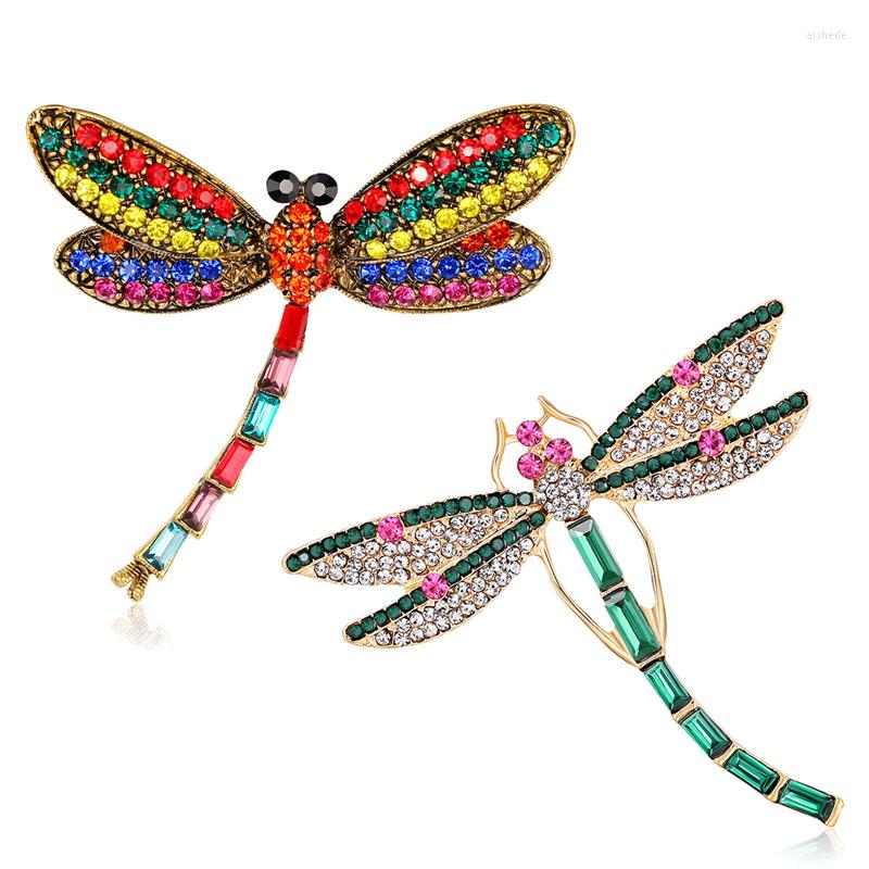 

Brooches Big Mulicolor Dragonfly Women Brooch Winter Jewelry Gift 2022 Fashion Accessory
