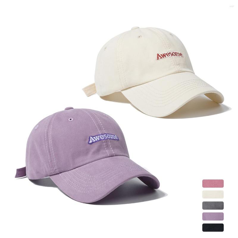 

Ball Caps Korean Wild Embroidered Peaked Cap Hat Summer Men's And Women's High Street Casual Baseball Men, Beige