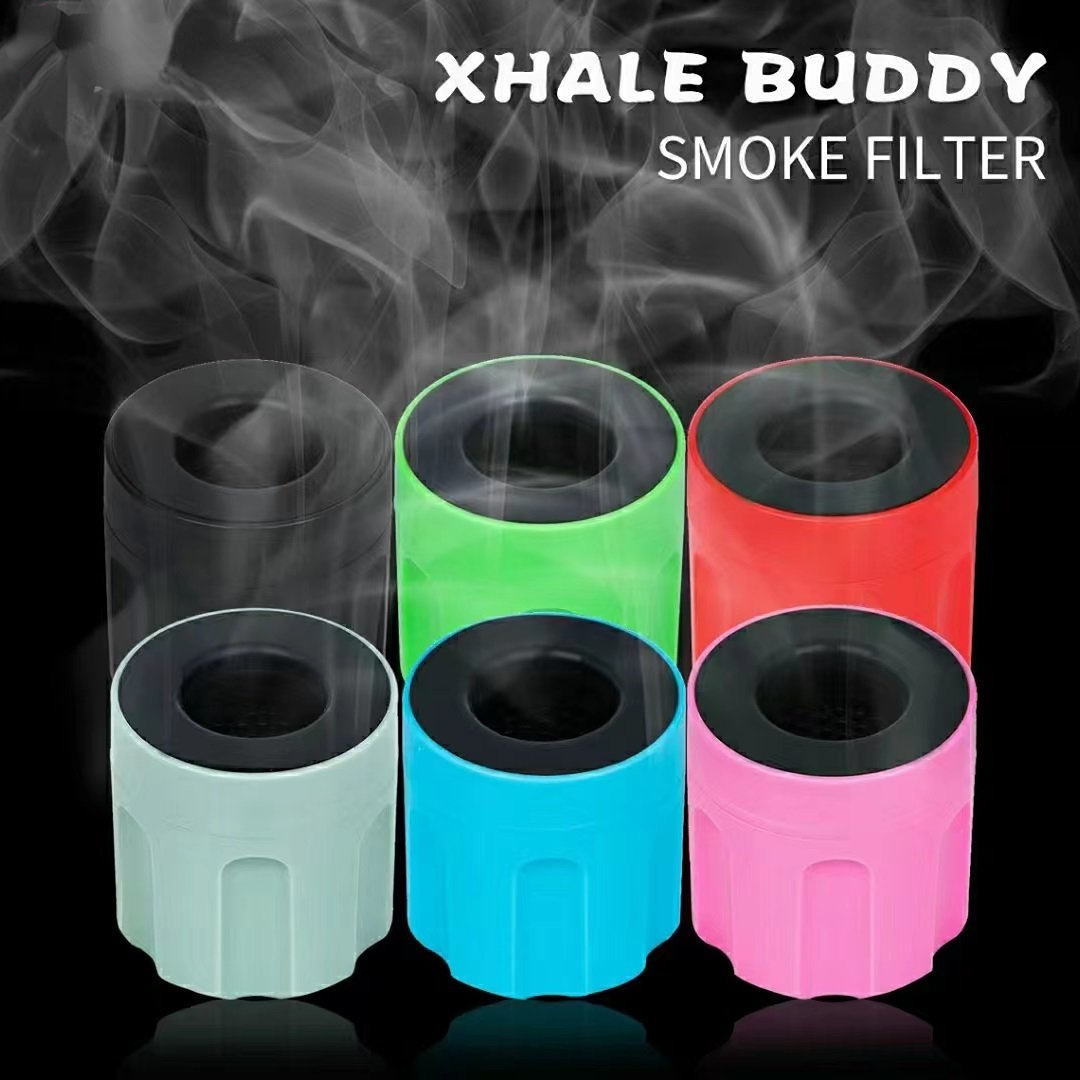 XHALE Smoke Filter Smoking Accessories Portable Office Car Home Air Purifier Extra Changeable Activated Carbon Filter Cotton Smoke Shops Supplies-image-1097777707