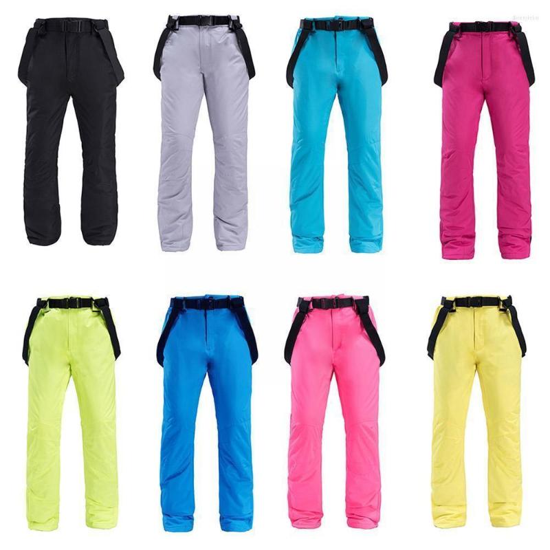 

Skiing Pants 1pcs Ski Men And Women Outdoor High Quality Windproof Trousers Winter Snowboard Warm Couple Waterproof S3p1, Picture shown