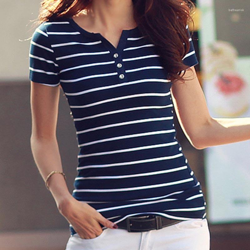 

Women' T Shirts Cotton Tee Shirt Femme Women 2022 Summer Top V-neck Short Sleeve Casual Lady Tees Plus Size -5XL, Black