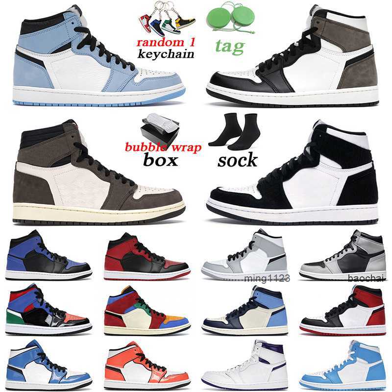 

2023 Shoes with Original Men Women Jumpman 1 Twist Basketball Shoes 1s University Blue Dark Mocha Hyper Royal Outdoor Mens Trainer Nb1o Jordans1 Jordan1, Bloodline