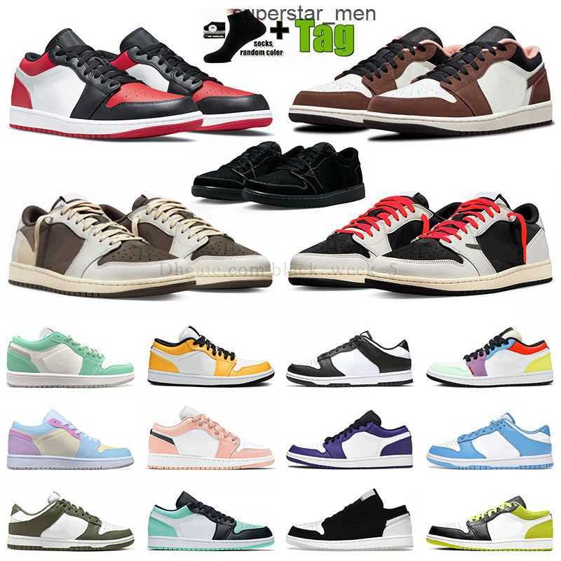 

Ts x 1s Low Basketball Shoes Mens Womens Jumpman 1 Lows Sail Black Phantom Bred Toe Reverse Mocha Dark Chocolate Panda UNC Medium Og Olive, E18 36-46 green toe