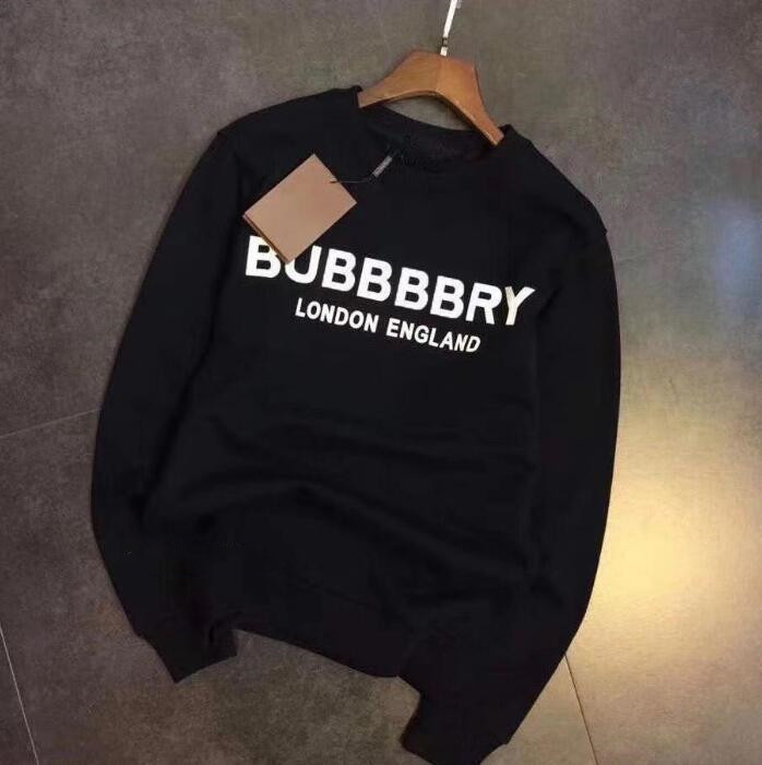 

designer hoodie Burbe mens sweater TB letter embroidery loose casual round neck long-sleeved hoodies men&women cotton Sweatshirt, Cu12