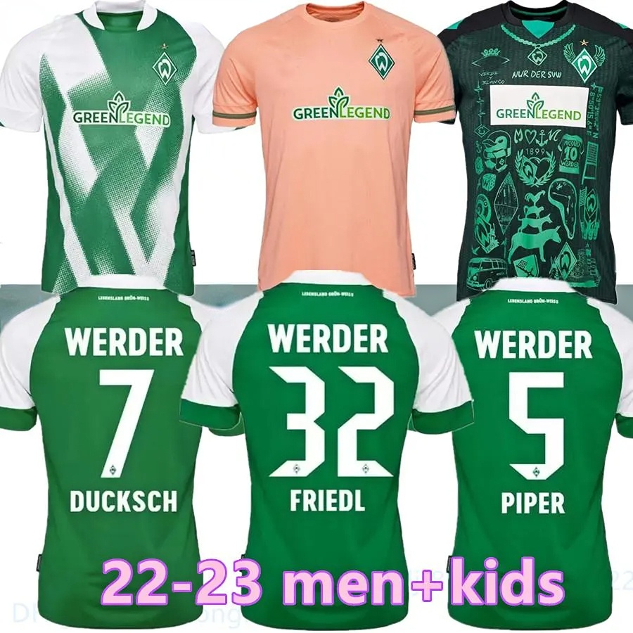 

2022 2023 Werder Bremen SPECIAL SOCCER JERSEY Marvin Ducksch Leonardo Bittencourt BLACK GREEN 21 22 23 FRIEDL PIEPER FOOTBALL SHIRTS TOPQUALITY men kids 1206, 21 22 special kids