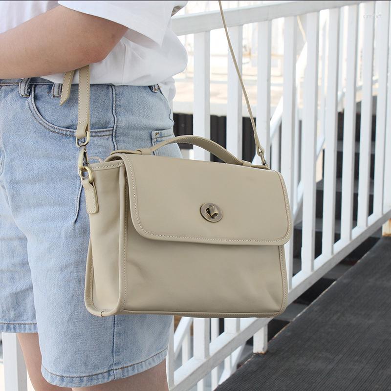 

Evening Bags High Quality Genuine Cowhide Simple Messenger On The First Floor Commuting Shoulder Bag, Black