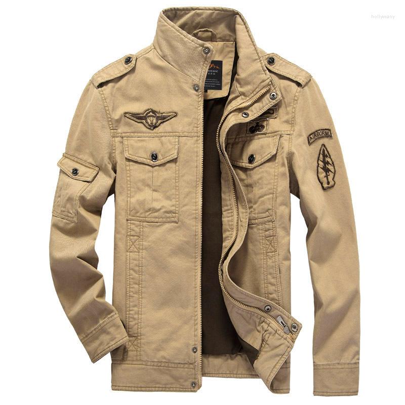 

Men's Down 2022 Men's Jacket Casual Special Forces Military Oversize Flight Suit Outdoor Sports Workwear Coat, Khaki