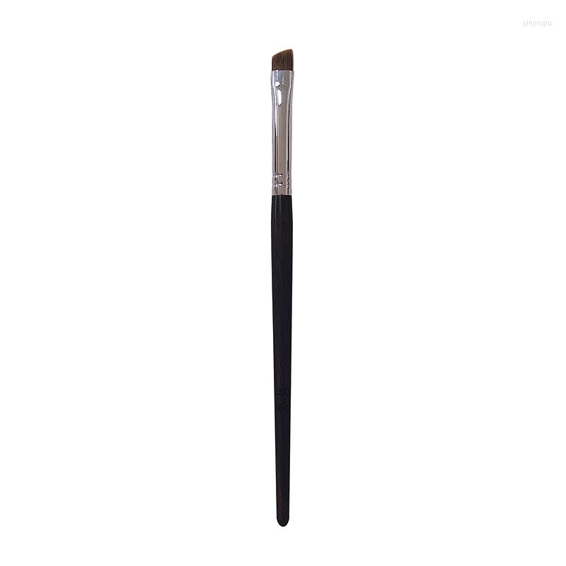 

Makeup Brushes T16 Professional Handmade Resilient Synthetic Fiber Angled Eyebrow Brush Ebony Handle Make Up