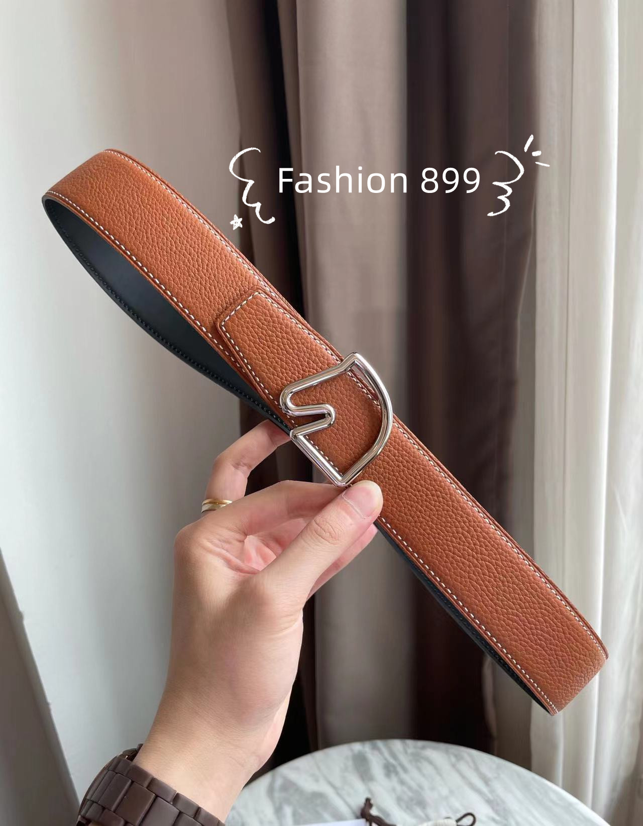 

Top H TOGO leather belts for mens and womens designer luxury letter buckle belt Fashionable men charm decoration38, Customize