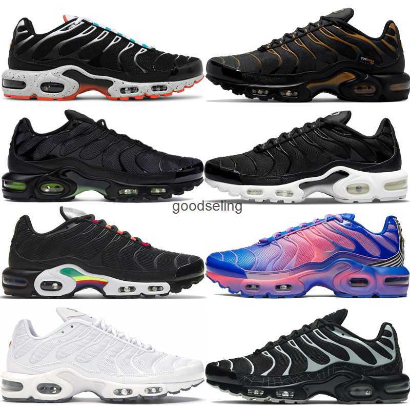 

Running Shoes Mens Trainers Sports Sneakers Triple Black White Hyper Sky Blue Fury Jade Laser Wolf Grey Outdoor Men Women Tn Plus 3, Crater 40-45